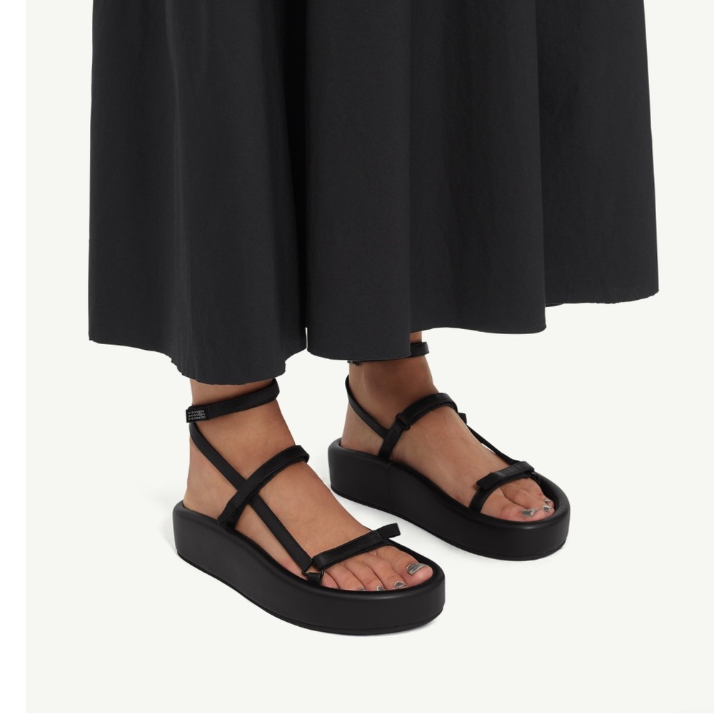 MM6 Maison Margiela Webbing Platform Sandals